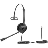 Fanvil HT301, Kabelgebunden, 20 - 20000 Hz, Büro/Callcenter, 73 g, Kopfhörer, Schwarz