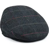 Barbour Wilkin Flat Cap Herringbone Grün