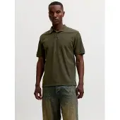 Jack & Jones "JJEAUSTIN POLO SS NOOS" Materialmix, regular fit