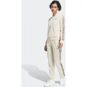 Adidas Trainingsanzug SPORTSWEAR "3-STRIPES LEOPARD PRINT", Damen, Gr. L, beige (crystal linen), Obermaterial: 100% Polyester, Sportanzüge Trainingsanzug, Topseller