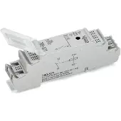 Wago 789-571 Stromstoßschaltermodul,Eingangsnennspannung DC 24 V,1 Schließer,grau 789571