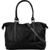 Samantha Look Reisetasche echt Leder, Made in Italy