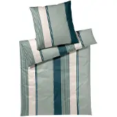 JOOP! Bettwäsche Herringbone Stripes emerald 155x220 cm + 40x80 cm