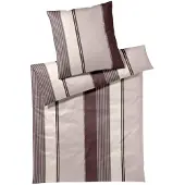 JOOP! Bettwäsche Herringbone Stripes rose 155x220 cm + 80x80 cm