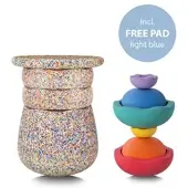 Stapelstein Dynamic complete super confetti + Pad
