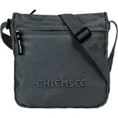 Chiemsee Umhängetasche "Herren, Damen", Damen, Gr. B/H/T: 20cm x 16cm x 4cm onesize, grau, Kunstfaser, leicht glänzend, unifarben, Taschen Umhängetasche