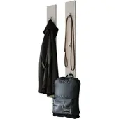 Inn.Furn Garderobenpaneel Set 2-teilig weiß 115 cm, Flurgarderobe mit Haken | Gr.: onesize