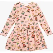 Peppi Pitkätossu x Martinex Mums Kleid, Rosa, 104