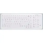 Contour Design Design Active Key ClassicClean Silikon Tastaturabdeckung Kompakt Weiß DE C7000, Oberer Tastaturrahmen, Silikon, 135 mm, 370 mm, 200 g, Weiß