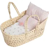 MuÑecas Antonio Juan Kleiner Palmenkorb Mit Blumen Und Vichy-puppe Rosa Kinder Rosa One Size
