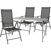 Mojawo Outdoor Camping Sitzgarnitur 4-teilig