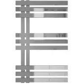Mert Radiator Design-Badheizkörper ELEN Chrom 600 x 1600 mm – Handtuchheizkörper mit Seitenanschluss, 728 Watt, ohne Heizstab