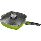 King Bratpfanne "Square" Aluminiumguss 1 Stk. tlg. 28x28 cm, abnehmbarer Griff, Induktion