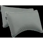 Cloudpillo 2er-Pack Plus Deluxe 300TC Kissenbezüge - Stone Grey