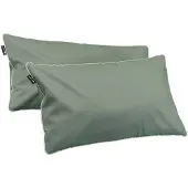 Cloudpillo 2er-Pack Deluxe 300TC Kissenbezüge - Misty Grey