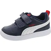 Puma Uni Kinder Courtflex V2 V Inf Turnschuhe, Peacoat High Risk Red, 22 EU