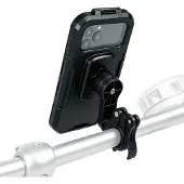 IMoshion Handyhalterung Fahrrad wasserdicht - Handyhalterung - Fahrradzubehör - 360 Grad Drehung - Universal - auch für Roller und Motorrad geeignet - Schwarz