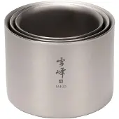 Snow Peak Titanium Double Wall Stacking Mug M - 400ml