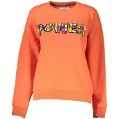 Desigual Orange Damen Sweatshirt Ohne Reissverschluss