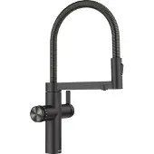 BLANCO Küchenarmatur mit Filterfunktion und Kochend heißes Wasser CHOICE ICONA schwarz matt 527657