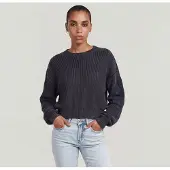 G-Star Washed Pocket Loose Knit - Dunkelblau - Damen - XS