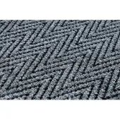 Rugsx Läufer- Türmatte rutschfest 100 cm MAGNUS 2954 Zickzack Draußen, Drinnen grau 100x180 cm