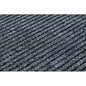 Rugsx Läufer- Türmatte rutschfest GIN 2126 Draußen, Drinnen Liverpool grau 100 cm 100x320 cm