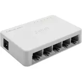 Qoltec SWITCH Netzwerk-Switch 5 x RJ45-Port | 1000 Mbit/s | Fast Ethernet | LAN