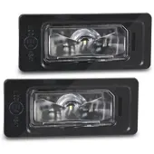 BESTPRICE 2x LED Kennzeichenleuchte [Hersteller-Nr. 40792749] für Skoda, Audi, VW, Seat