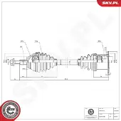 ESEN SKV Antriebswelle 40SKV439