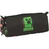 Safta Minecraft 21x8x7 Cm Mäppchen Schwarz Mann Schwarz One Size