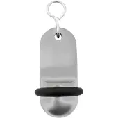Combicraft Mini Classic Silber Aluminium Hotel Schlüsselanhänger 60x25 mm - 5 Stück