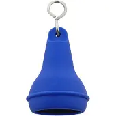 Combicraft Hotelschlüsselanhänger Mayfair mit offenem Boden 41x70mm Blau - 5 Stück