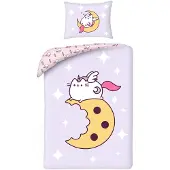 Pusheen Moon Bettwäschebezug 140×200cm, 70×90 cm Mikrofaser