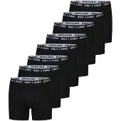 Only & Sons Boxershorts Herren lang ONSSCOTT 8er Pack - Black (Pack 2) - 3XL