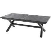 Hespéride Ausziehbarer gartentisch "axiome" granitschiefer 10 plätze aus epoxybehandeltem aluminium -