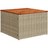 vidaXL Garten-Sofa-Set 9 stk. Beige und Hellgrau