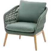 Hespéride - Gartenmöbel sessel "orissa" olivgrün polyester und stahl