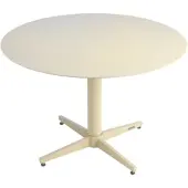 Brafab Loungetisch Mill 75 x 49 x 75 cm Aluminium Weiß
