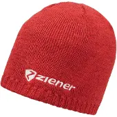 Ziener Strickmütze "IRUNO-Z UNISEX", rot, Materialmix, Mützen Strickmütze, Futter aus Schoeller Polycolon für Feuchtigkeitstransport und Wärme