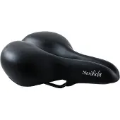 P & P P&P Pro Cycling Bequemsattel Nordlicht Elastomer 821 schwarz, Unisex, 260x210mm, ca. 615g