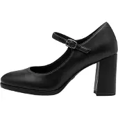 Tamaris Damen Riemchenpumps Mary Jane mattes und glänzendes Finish 1-22462-45, Größe:40 EU, Farbe:Schwarz