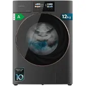 Cecotec Bolero DressCode 12950 Autodose Direct Drive 3D Steel, Frontlader, 12 kg, C, 76 dB, 1400 RPM, A