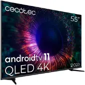 Cecotec VQU30075+S, 190,5 cm (75"), 3840 x 2160 Pixel, 4K Ultra HD, QLED, Smart-TV, Schwarz
