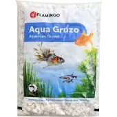 Flamingo Dekorativer Weißer Aquarienkies 1kg Durchsichtig 1kg Durchsichtig 1kg