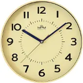 MPM -Quality Wanduhr Heikki rund Ø 314 mm Kunststoff Gelb