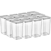 Vip Ahmet Vorratsdosen mit Deckel, BPA-frei Kunststoff, 12-tlg, 12x1,2L