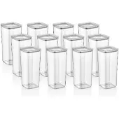 Vip Ahmet Vorratsdosen mit Deckel, BPA-frei Kunststoff, 12-tlg, 12x2L
