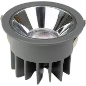 Enovalite LED Downlight 24 W 2700 K, 4500 K, 6500 K einstellbar in warm-, neutral- und kaltweiß (CCT) grau IP65