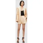 AllSaints London Shimmer Blazer Gold Größe: 14 | Blazer Outlet | Damen | Gelb